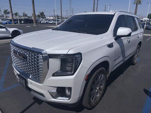 White Frost Tri-Coat 2021 GMC Yukon Denali