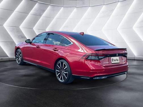 Red 2025 Honda Accord Hybrid Touring