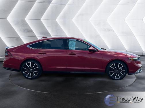 Red 2025 Honda Accord Hybrid Touring