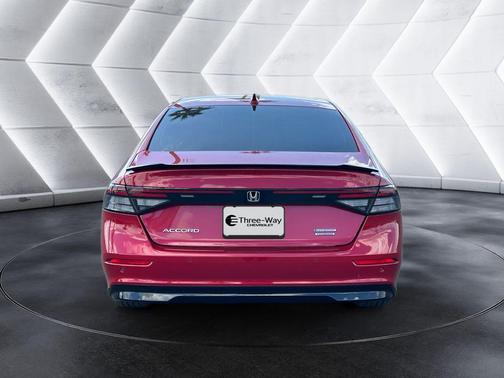 Red 2025 Honda Accord Hybrid Touring