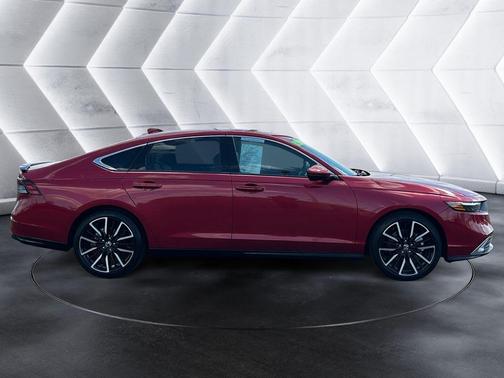 Red 2025 Honda Accord Hybrid Touring