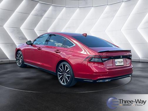 Red 2025 Honda Accord Hybrid Touring