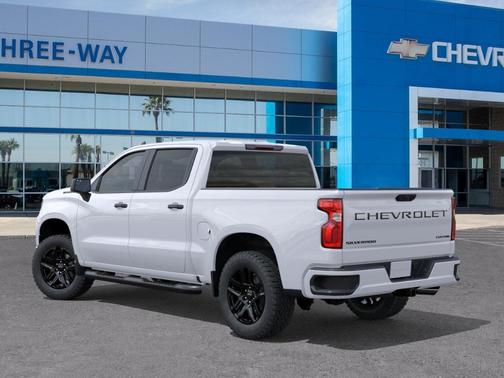 Summit White 2026 Chevrolet Silverado 1500 Custom