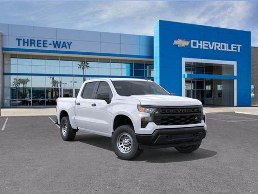 Summit White 2026 Chevrolet Silverado 1500 WT