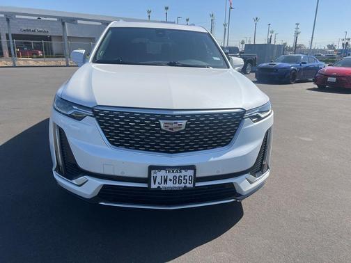 Crystal White Tri-Coat 2024 Cadillac XT6 Premium Luxury FWD