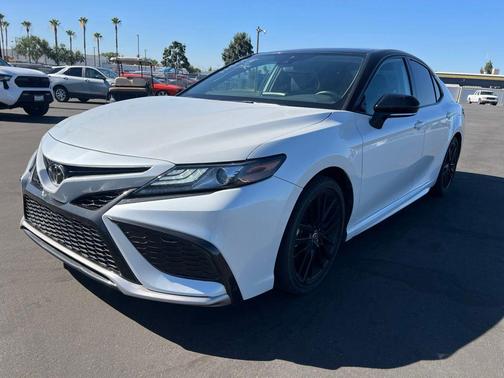 White 2022 Toyota Camry XSE