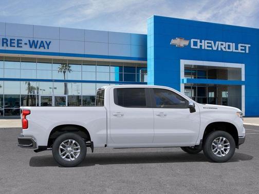 Summit White 2026 Chevrolet Silverado 1500 LT