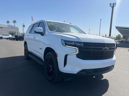 Summit White 2023 Chevrolet Tahoe RST