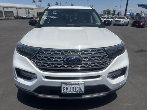 White Metallic 2020 Ford Explorer Limited