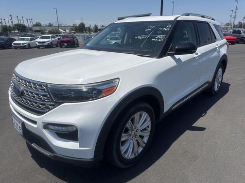 White Metallic 2020 Ford Explorer Limited