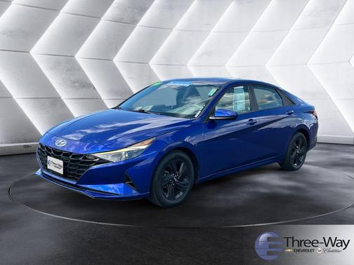 Intense Blue 2021 Hyundai ELANTRA SEL