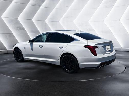 Crystal White Tri-Coat 2025 Cadillac CT5 Premium Luxury RWD