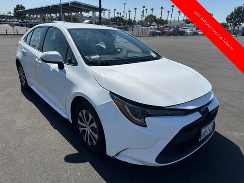 White 2022 Toyota Corolla Hybrid LE