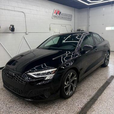 Brilliant Black 2023 Audi A3 Premium