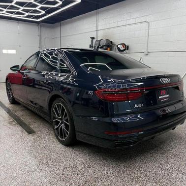 Moonlight Blue Metallic 2021 Audi A8 L 60