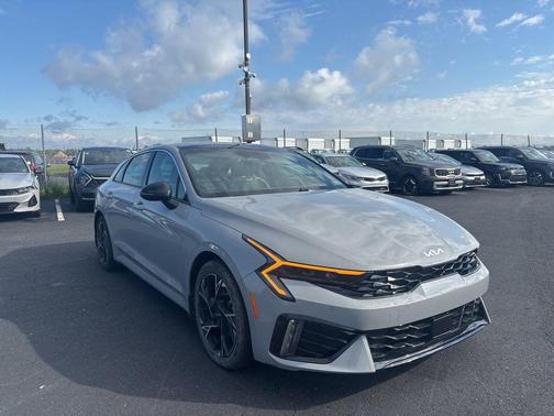 Wolf Gray 2025 Kia K5 GT-Line
