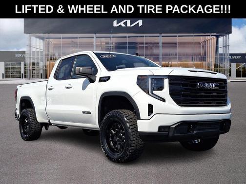 Summit White 2023 GMC Sierra 1500 Elevation