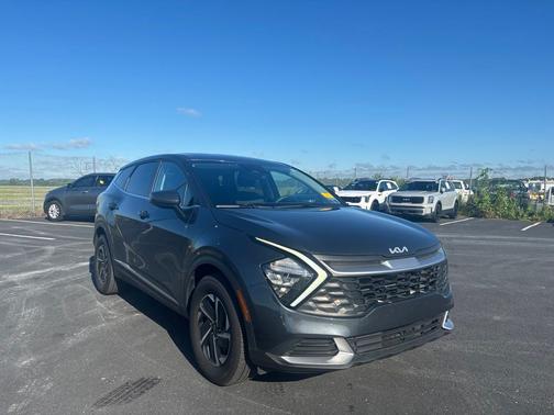 Gravity Gray 2023 Kia Sportage Hybrid LX