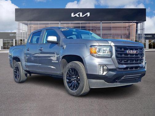 Satin Steel Metallic 2022 GMC Canyon Elevation