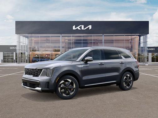 Steel Gray 2026 Kia Sorento Hybrid EX