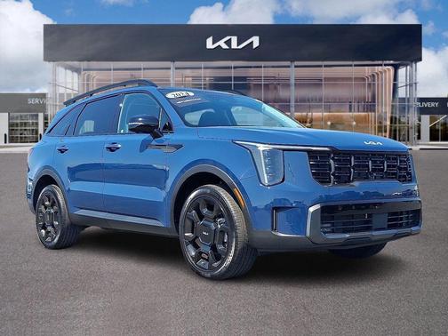 Midnight Lake Blue 2024 Kia Sorento SX