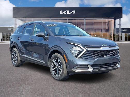 Gravity Gray 2023 Kia Sportage Hybrid EX