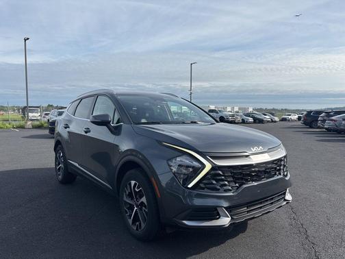 Gravity Gray 2023 Kia Sportage Hybrid EX