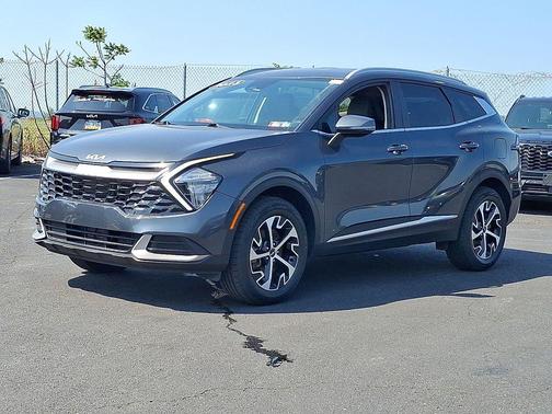 Gravity Gray 2023 Kia Sportage Hybrid EX
