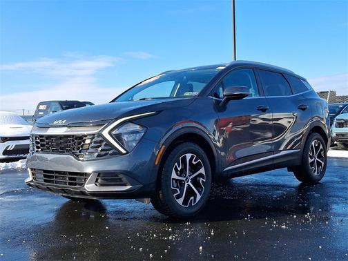 Gravity Gray 2023 Kia Sportage Hybrid EX