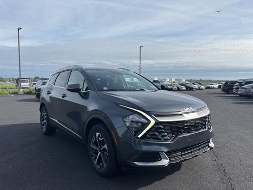 Gravity Gray 2023 Kia Sportage Hybrid EX