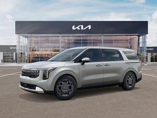 Ivory Silver 2026 Kia Carnival Hybrid EX