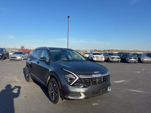 Gravity Gray 2025 Kia Sportage Hybrid EX