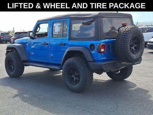 Hydro Blue Pearl Coat 2022 Jeep Wrangler Unlimited Sport