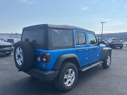 Hydro Blue Pearl Coat 2022 Jeep Wrangler Unlimited Sport