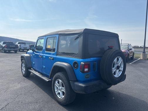 Hydro Blue Pearl Coat 2022 Jeep Wrangler Unlimited Sport