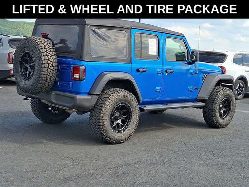 Hydro Blue Pearl Coat 2022 Jeep Wrangler Unlimited Sport