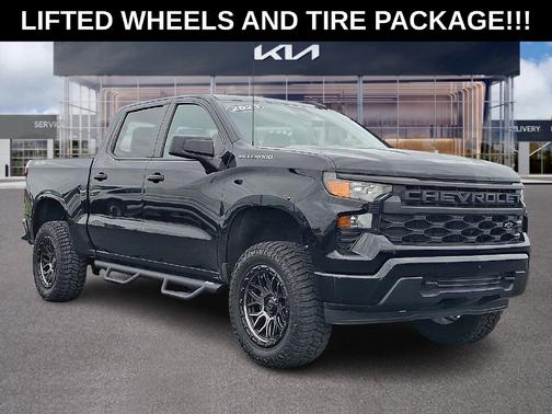 Black 2023 Chevrolet Silverado 1500 Custom