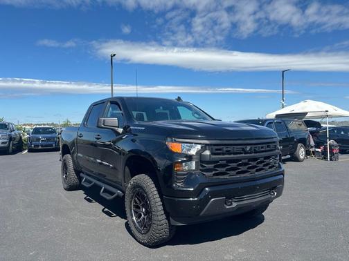 Black 2023 Chevrolet Silverado 1500 Custom