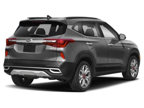 Gravity Gray 2021 Kia Seltos SX Turbo