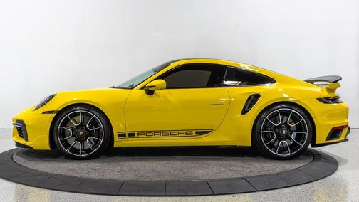 Racing Yellow 2022 Porsche 911 Turbo S
