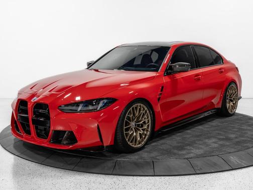 Red 2025 BMW M3 Competition xDrive