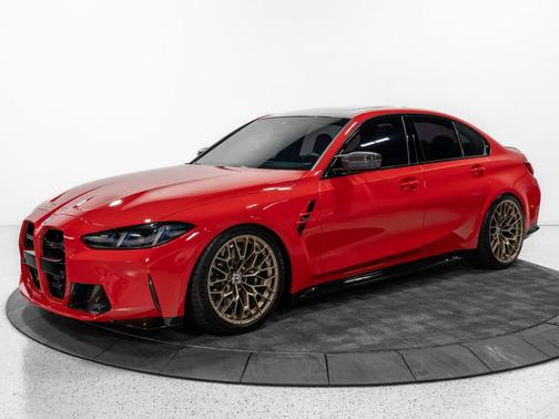 Red 2025 BMW M3 Competition xDrive