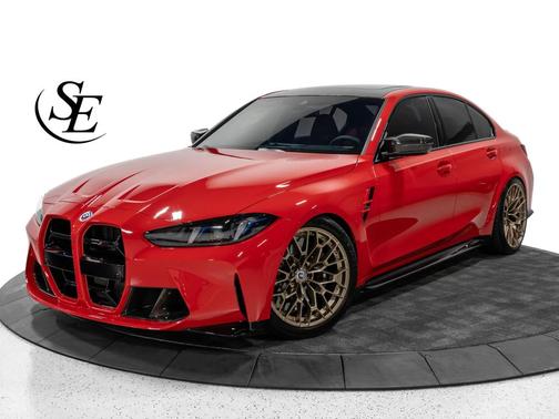 Red 2025 BMW M3 Competition xDrive