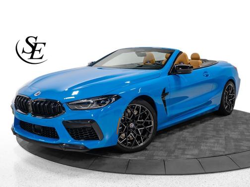Blue 2023 BMW M8 Competition