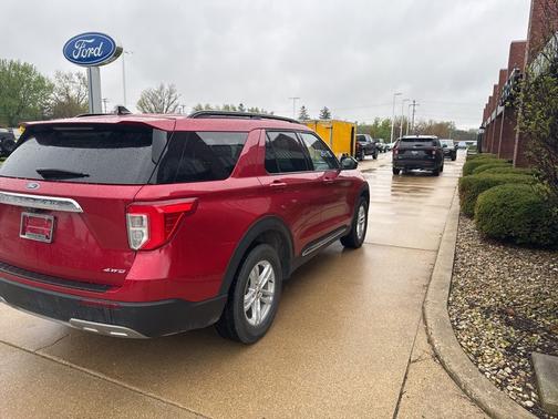 Red Metallic 2024 Ford Explorer XLT