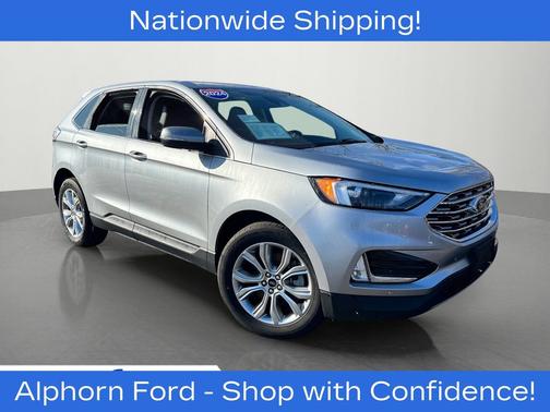 Silver Metallic 2024 Ford Edge Titanium
