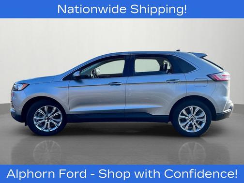 Silver Metallic 2024 Ford Edge Titanium