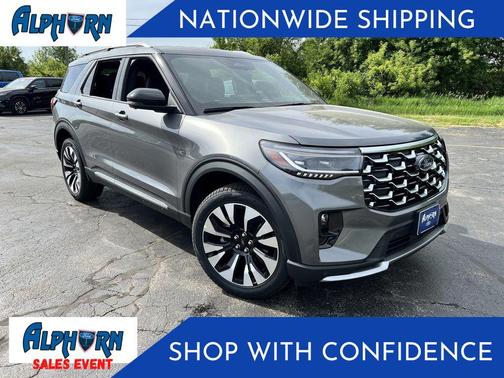Carbonized Gray Metallic 2026 Ford Explorer Platinum