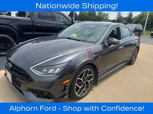 Portofino Gray 2021 Hyundai SONATA N Line