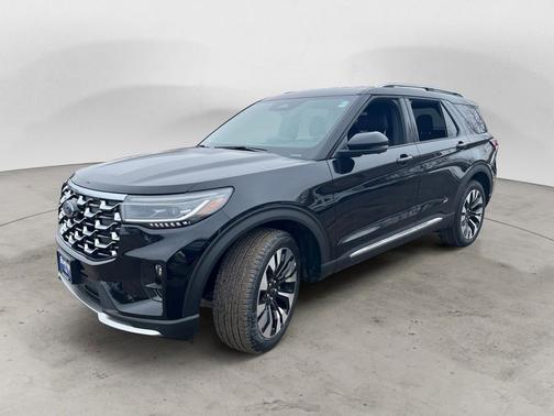 Black Metallic 2026 Ford Explorer Platinum